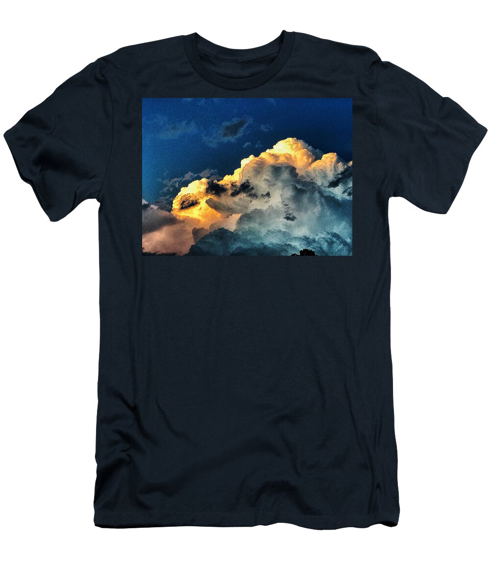  T-Shirt featuring the photograph Cloud formation 001 by Stephen Dorton