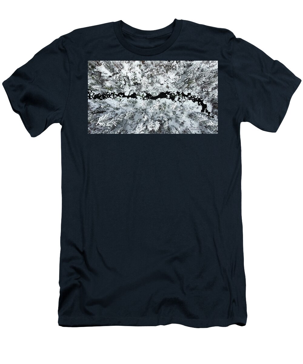  T-Shirt featuring the photograph Cold Creek by Devin Wilson