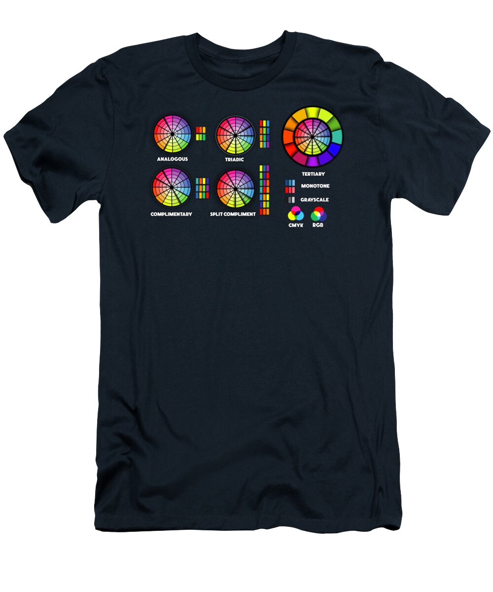 Colour Theory T-Shirt featuring the painting Colour Theory by Mark Taylor