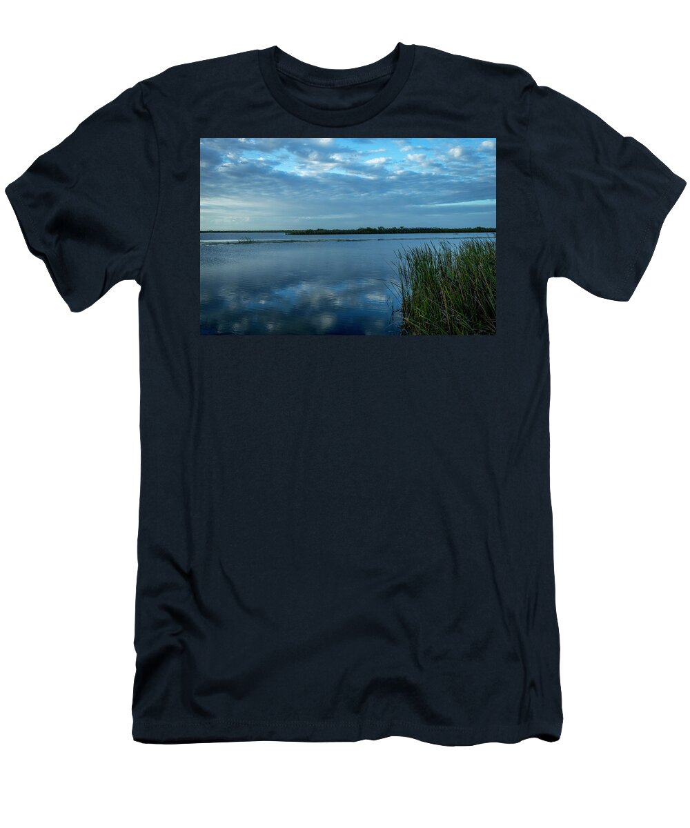Everglades T-Shirt featuring the photograph Cool Blue Everglades by Blair Damson