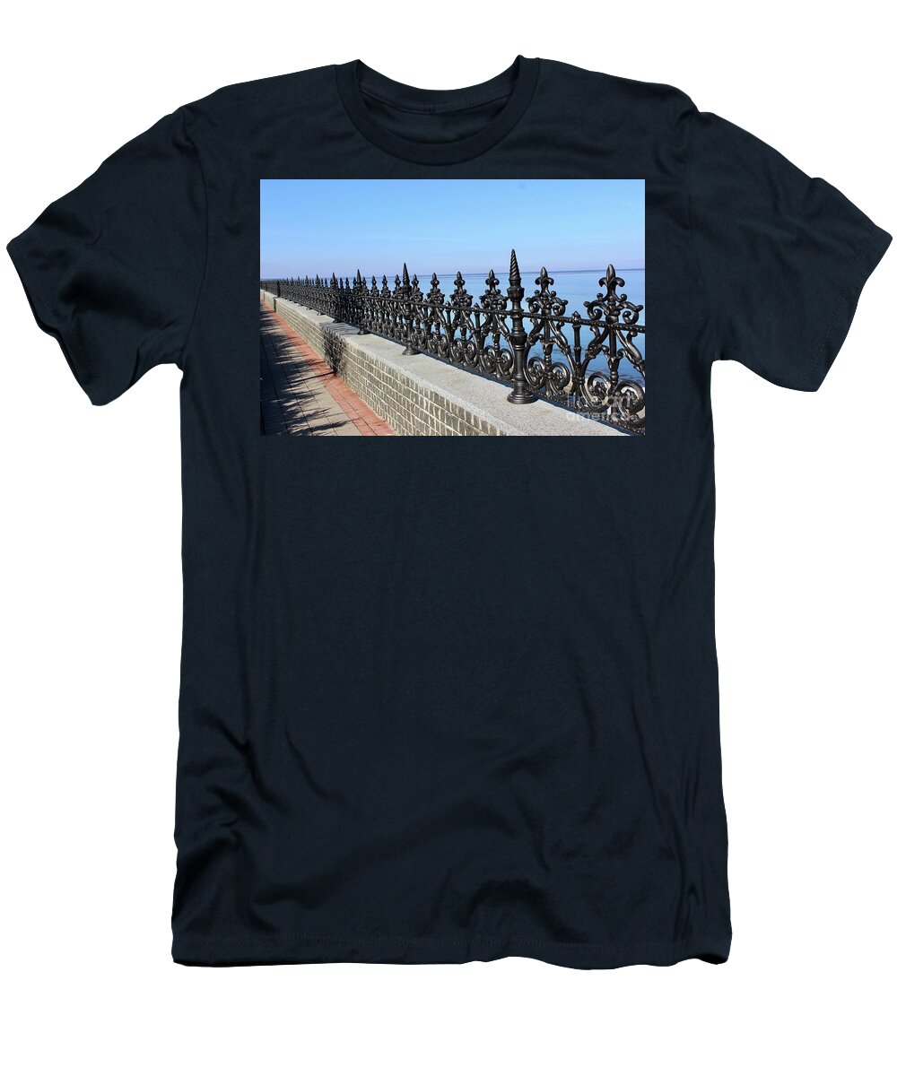  T-Shirt featuring the photograph Decorative fence by Annamaria Frost