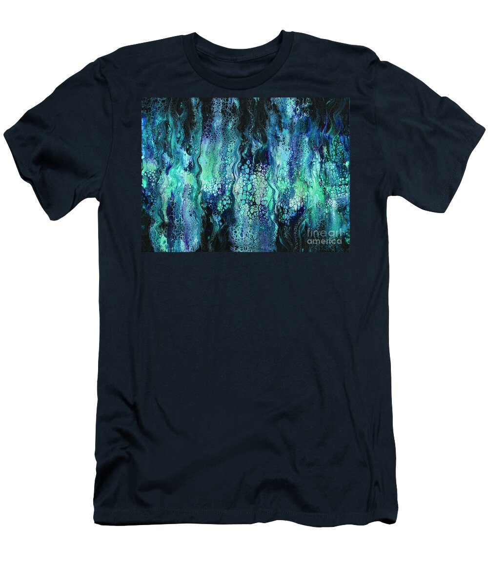 Sea T-Shirt featuring the painting Deep Sea Dreams IV by Lucy Arnold