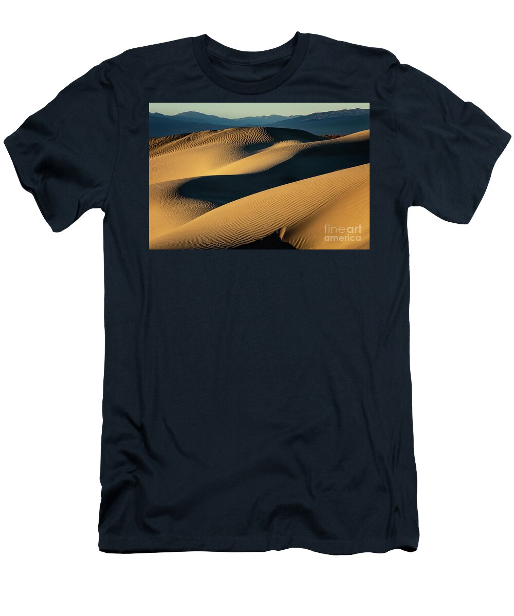 Death Valley T-Shirt featuring the photograph Desert Dunes by Erin Marie Davis