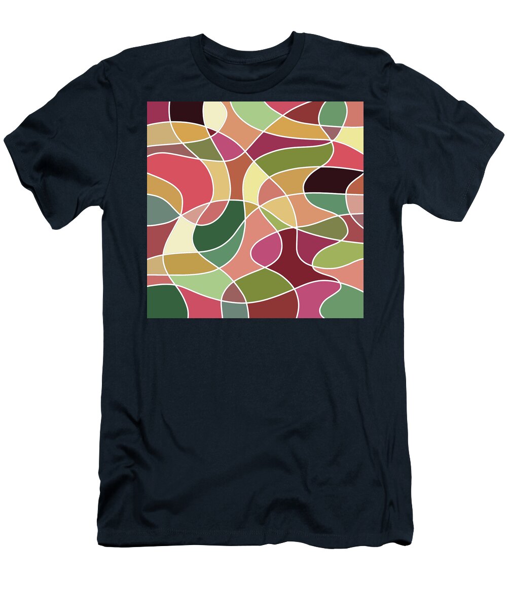 Autumn T-Shirt featuring the digital art Digital Art 123 by Angie Tirado