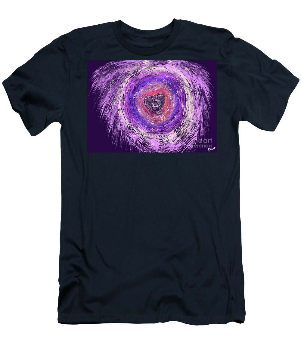 Flower T-Shirt featuring the digital art Flower Power by Mars Besso