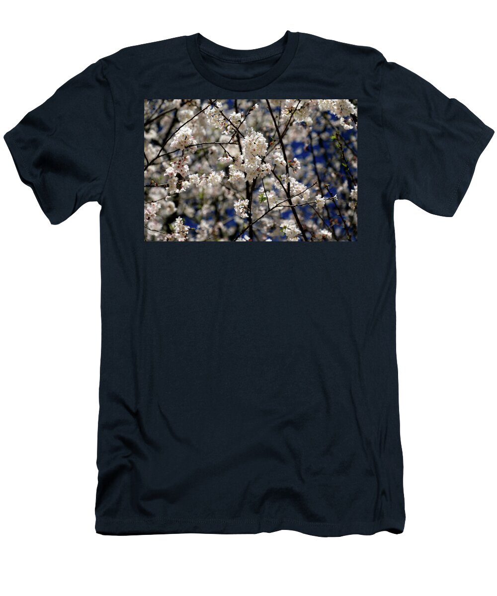 Flowering Cherry T-Shirt featuring the photograph Flowering Cherry Blossoms by Richard Krebs