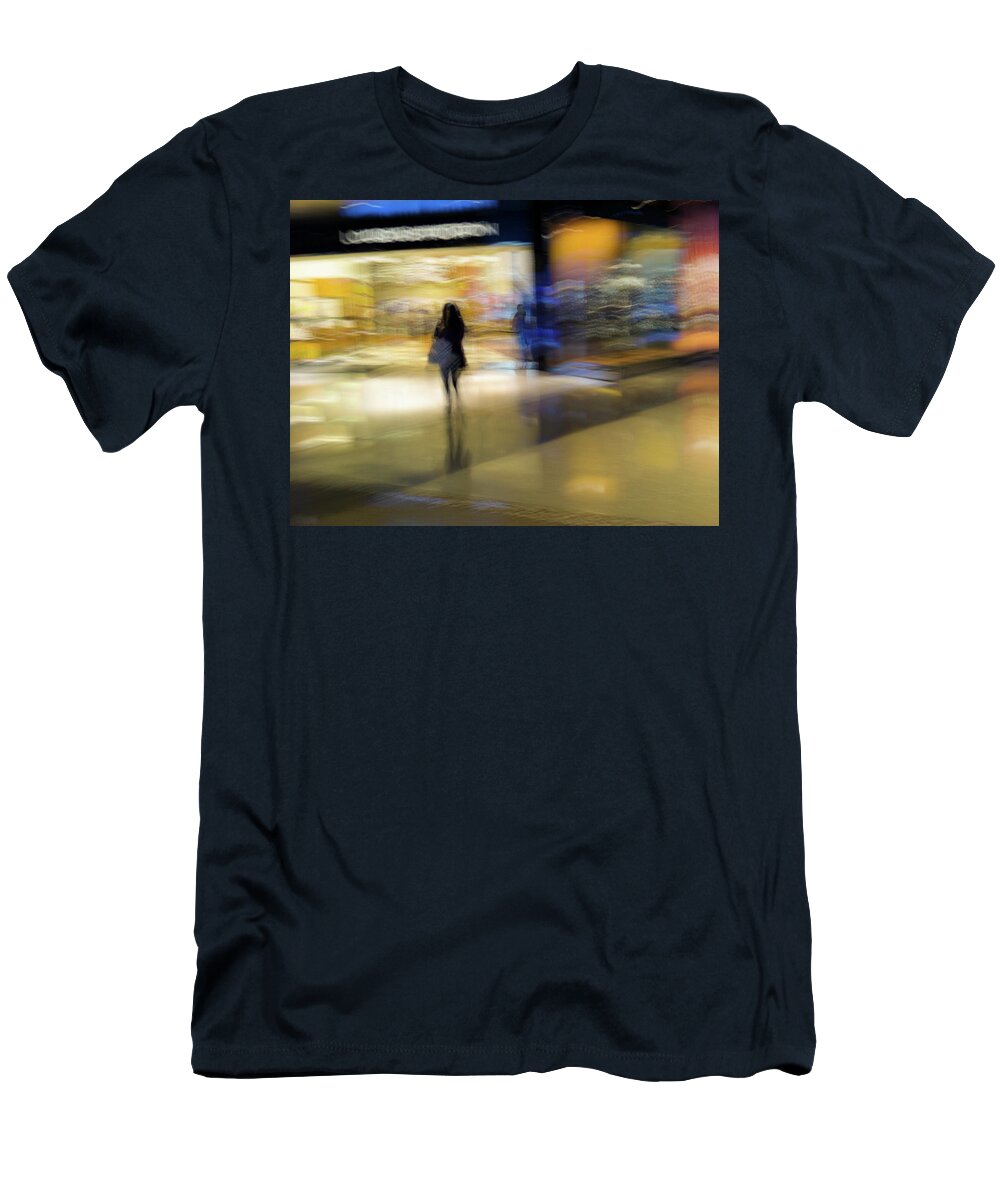 Woman T-Shirt featuring the photograph For Those About to Shop by Alex Lapidus