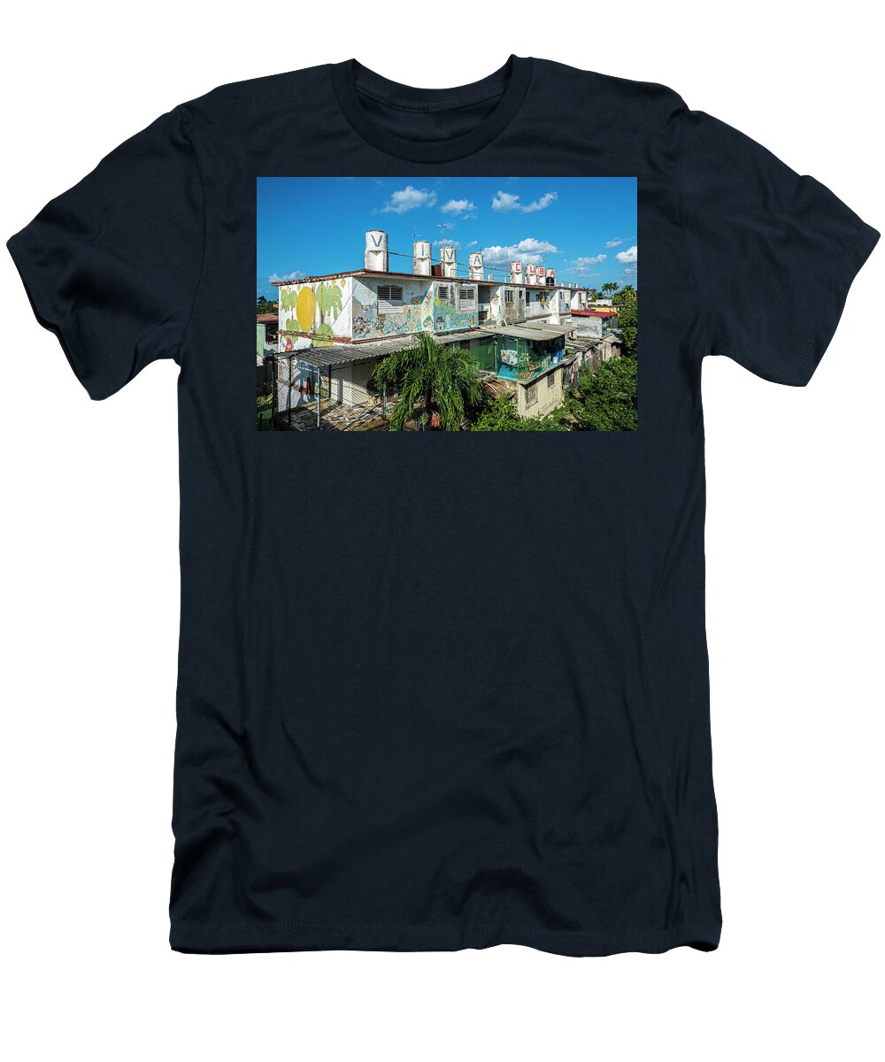 © 2015 Lou Novick All Rights Reversed T-Shirt featuring the photograph Fusterlandia 3 by Lou Novick