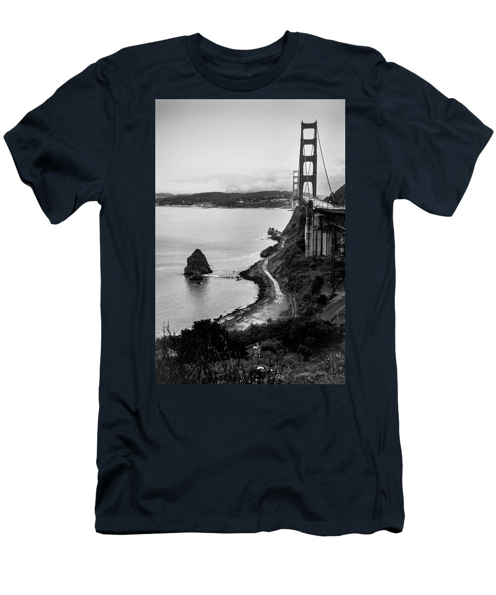  T-Shirt featuring the photograph Goldengate Bridge by Dr Janine Williams