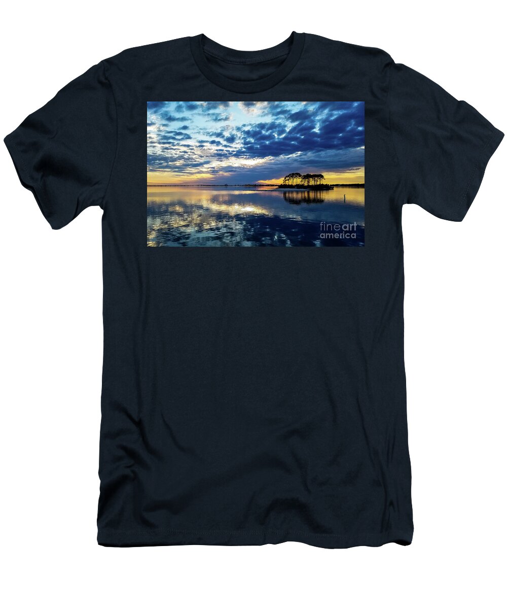 Island T-Shirt featuring the photograph Island Sunset, Perdido Key, Florida by Beachtown Views