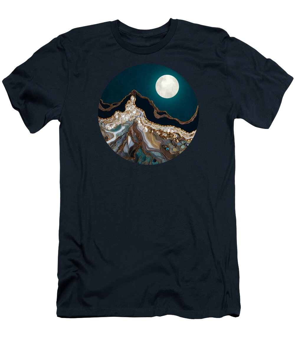 Jewels T-Shirt featuring the digital art Jewel Mountain by Spacefrog Designs