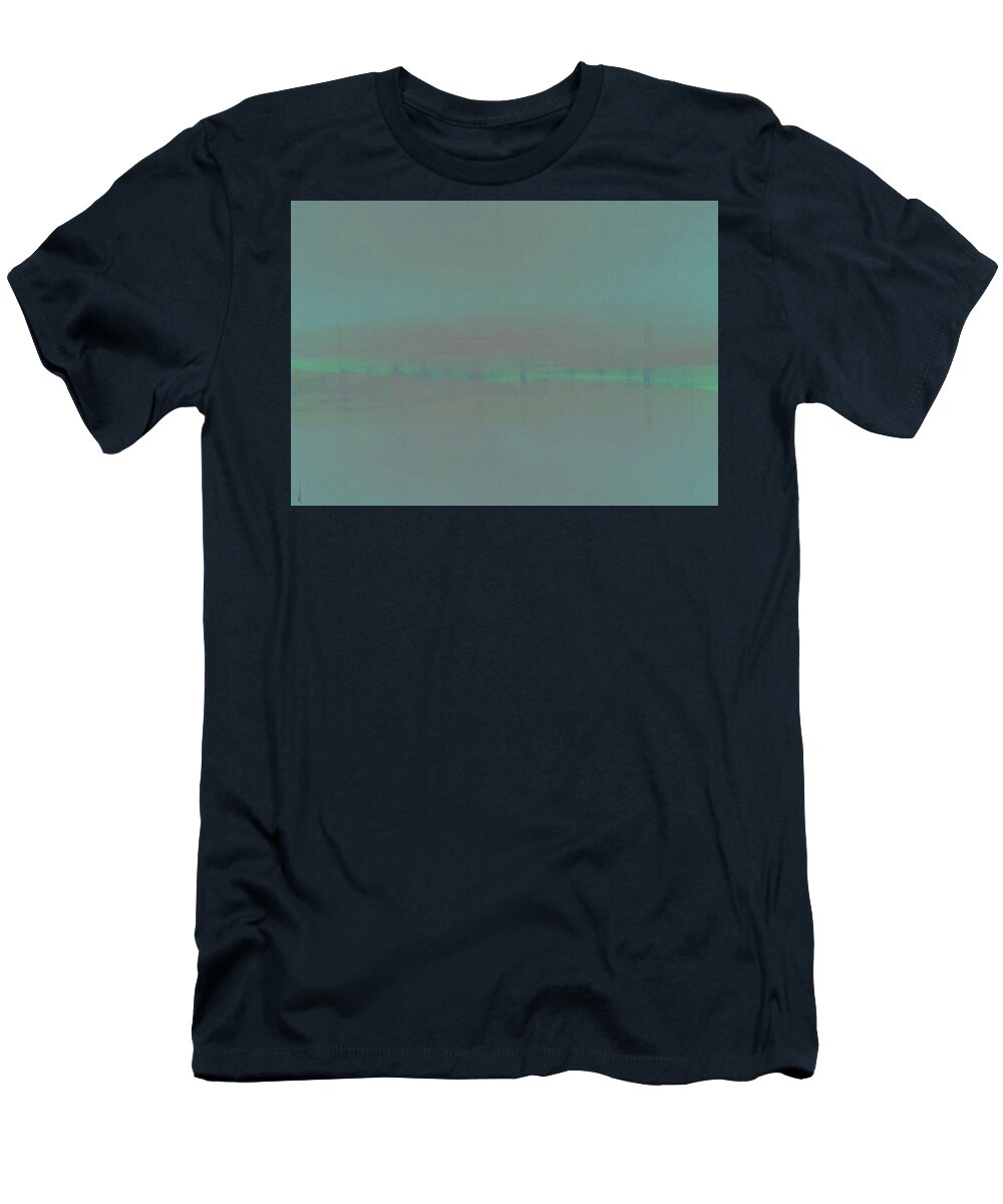 Abstract T-Shirt featuring the digital art June - So May It Secretly Begin by Ken Walker