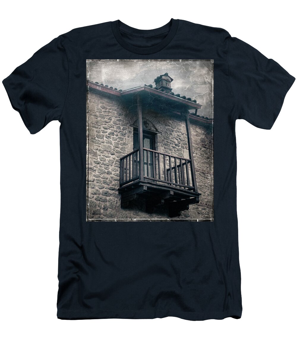 Greece T-Shirt featuring the photograph Looking Up by M Kathleen Warren