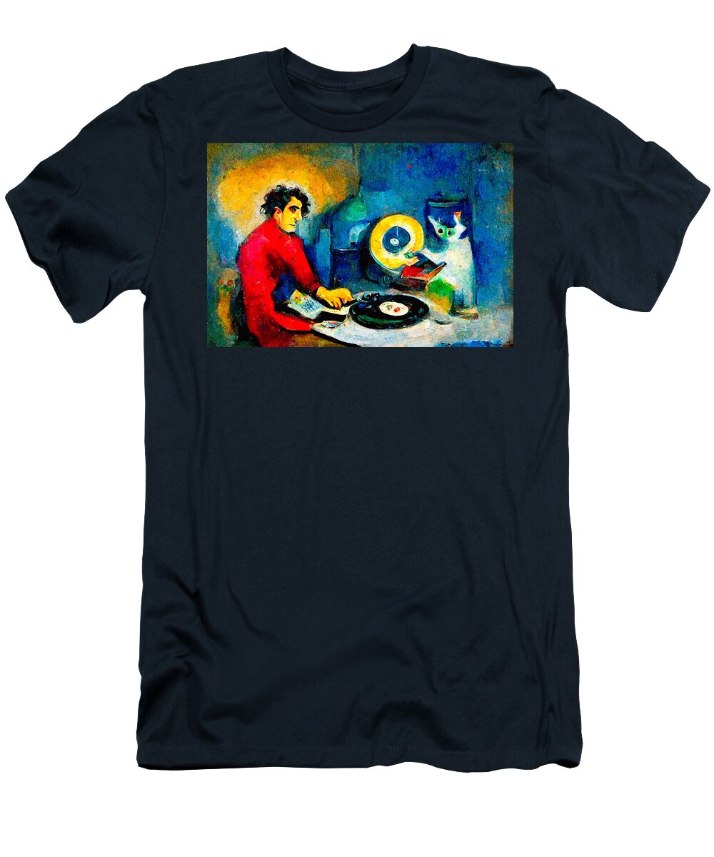 Marc Chagall T-Shirt featuring the digital art Marc Chagall #5 by Craig Boehman