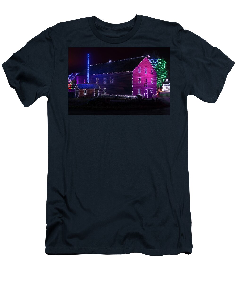 Alight At Night T-Shirt featuring the photograph Mill by David Hook