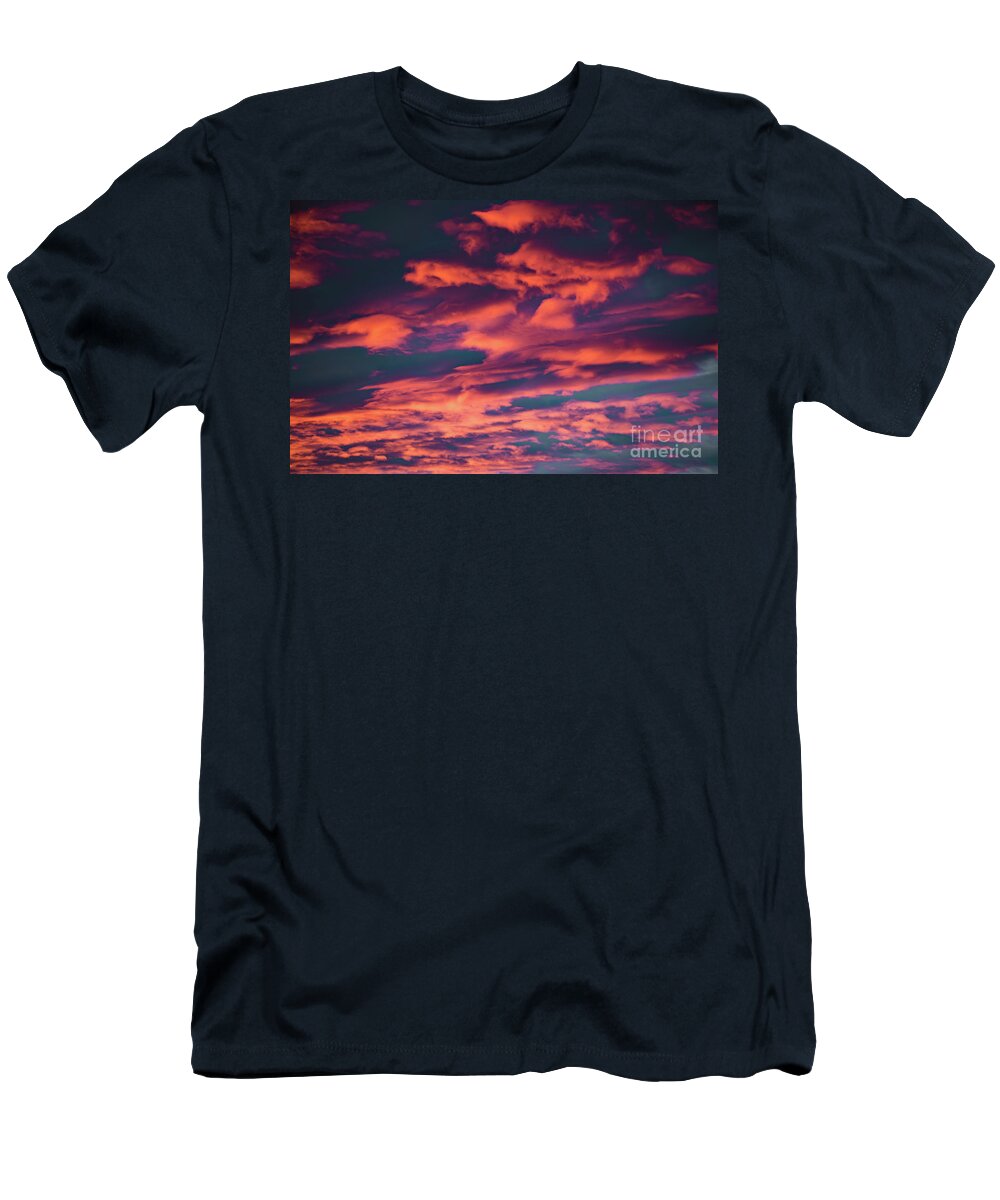 Jon Burch T-Shirt featuring the photograph Morning Clouds by Jon Burch Photography