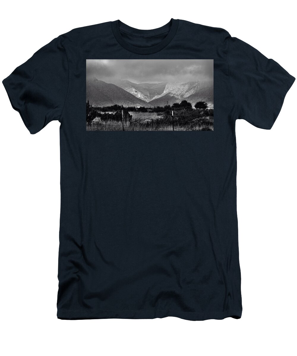 Mountains T-Shirt featuring the photograph Mountain Textures by George Taylor