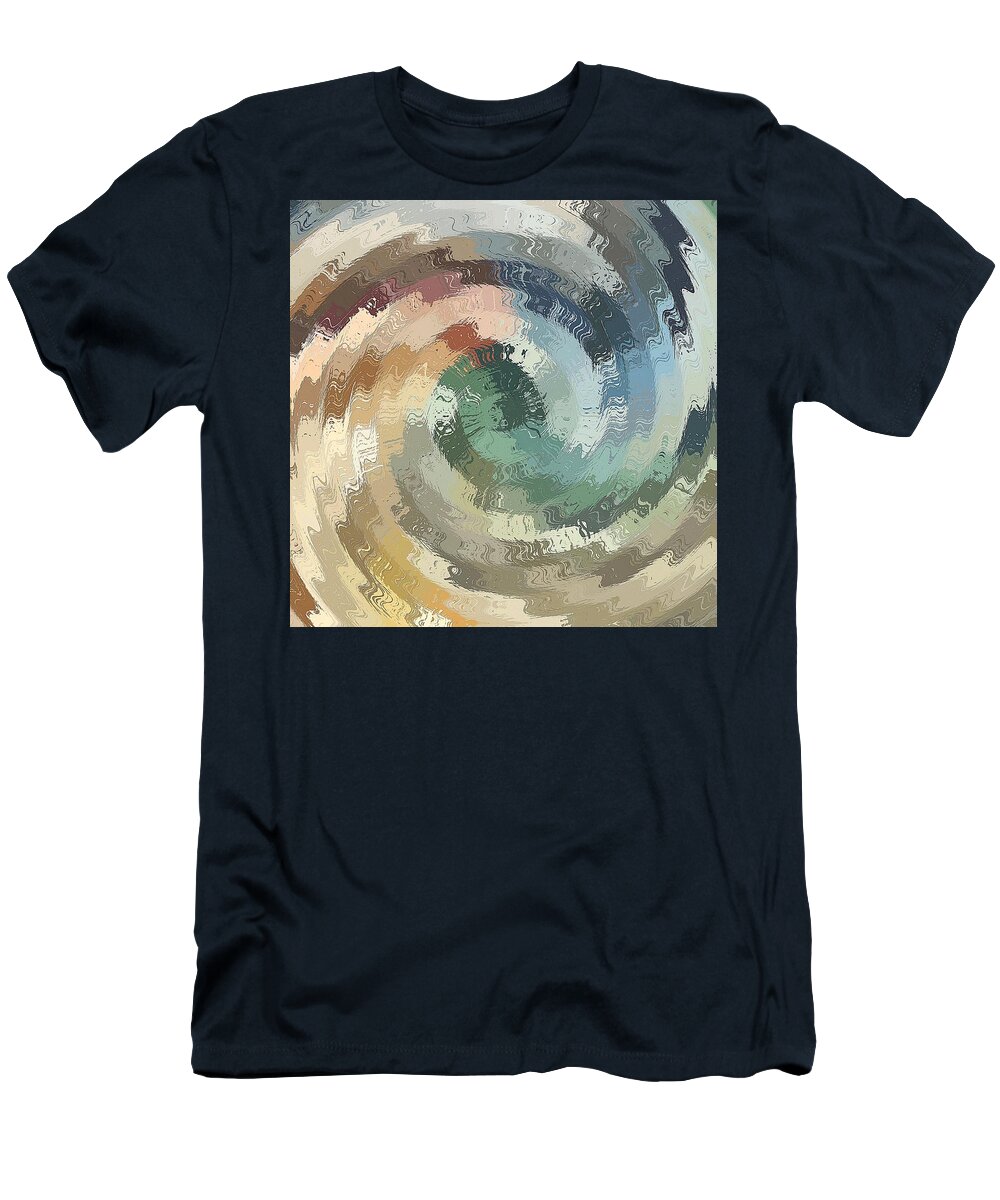 Radial T-Shirt featuring the digital art Paint Sample Paradise by David Manlove