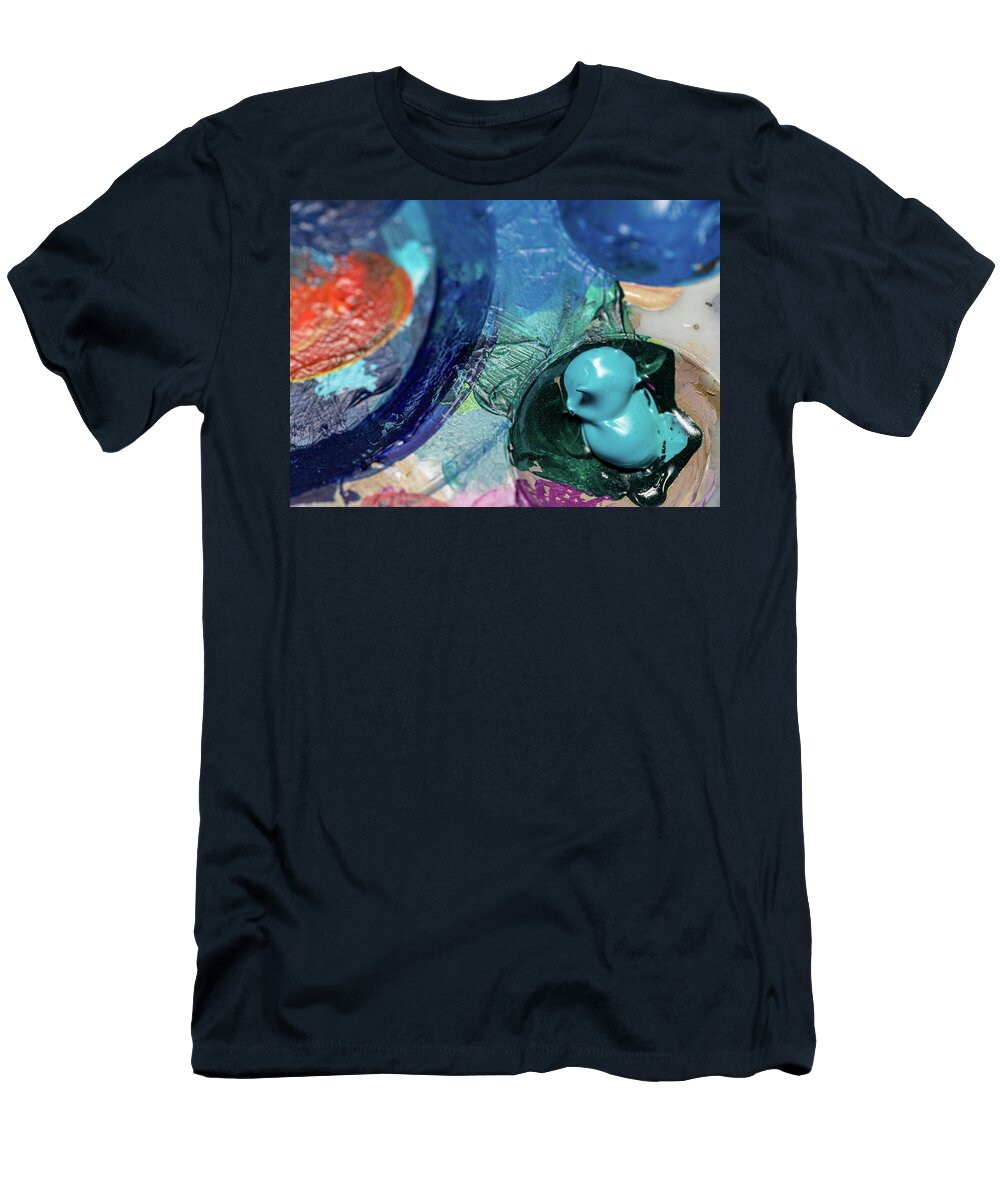 Art T-Shirt featuring the photograph Painter's Palette 3 by Amelia Pearn
