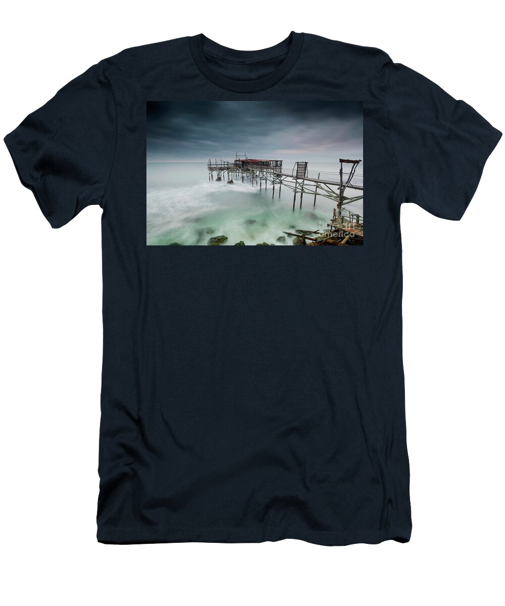 Pier T-Shirt featuring the photograph Punta Isolata by Marco Crupi