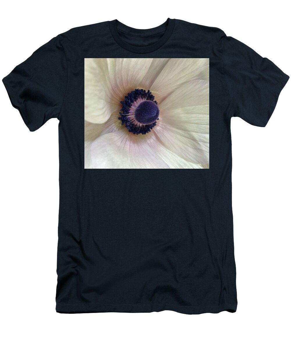 Anemone Flower T-Shirt featuring the photograph Purple Magic by Daniele Smith