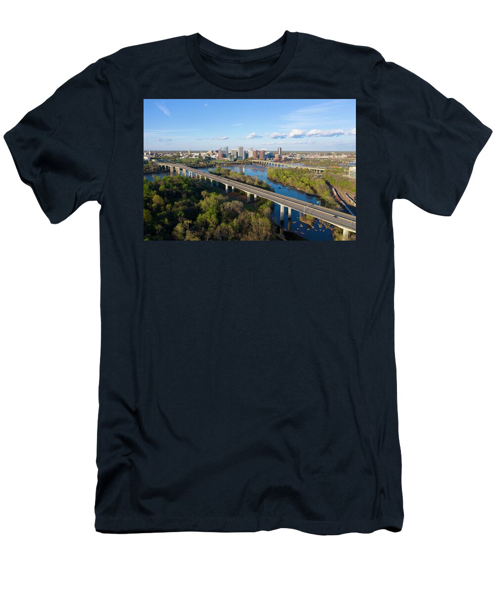 Richmond T-Shirt featuring the photograph Rva 023 by Richmond Aerials