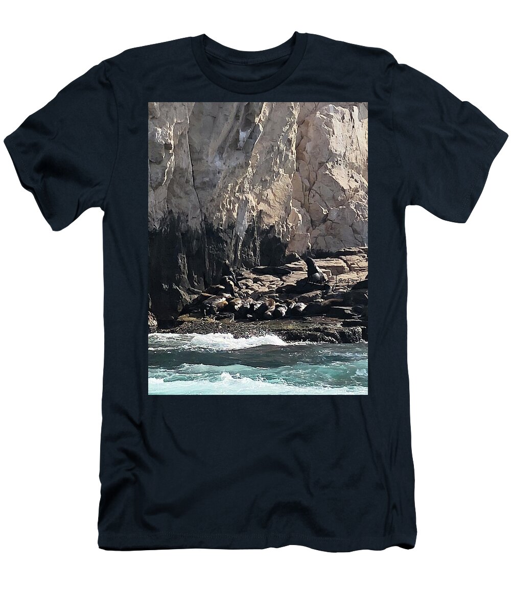 Cortez Sea T-Shirt featuring the photograph Sea of Cortez by Medge Jaspan