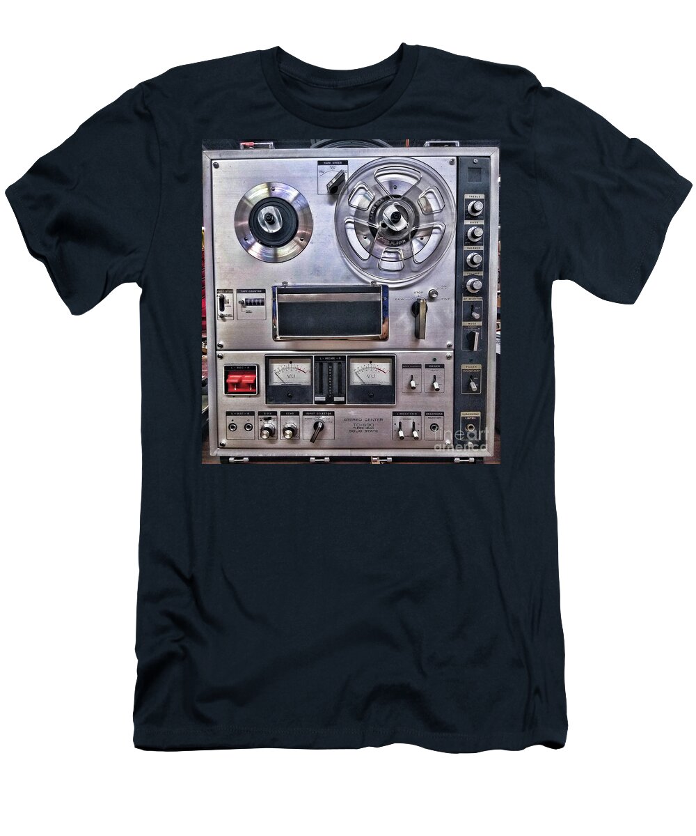 Sony TC 630 Stereo reel to reel player T-Shirt by Paul Ward - Pixels