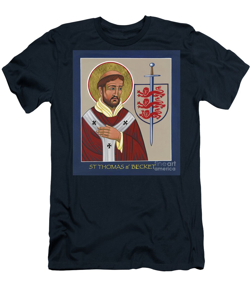 St Thomas A' Becket T-Shirt featuring the painting St. Thomas a' Becket by William Hart McNichols