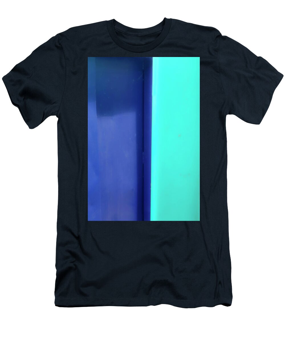 Aquamarine Blue T-Shirt featuring the photograph Study in Blue #1 by Jim Moore