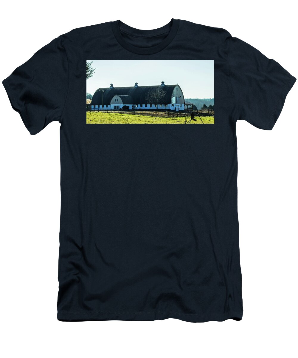 Barn T-Shirt featuring the photograph The Barn by Roberta Byram