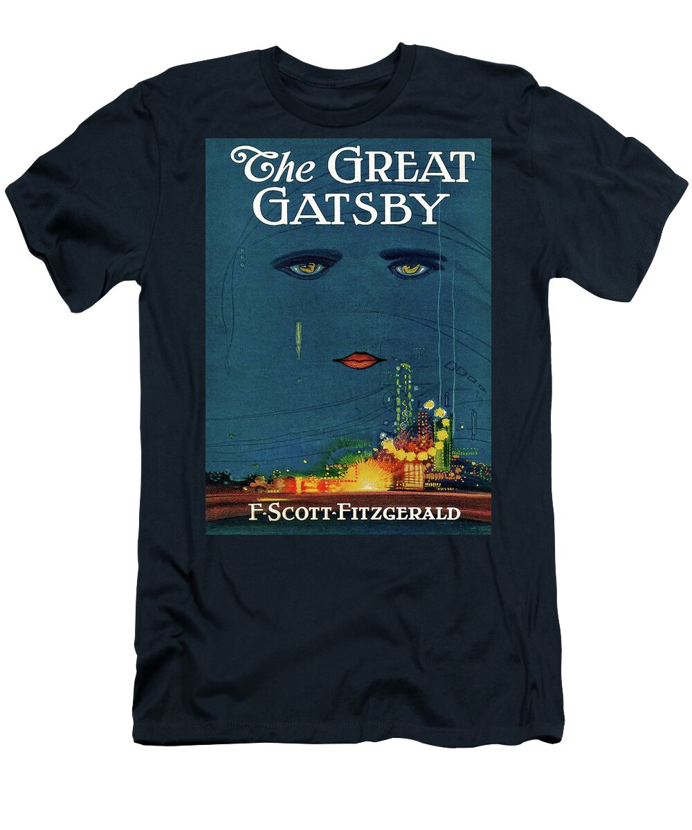 The Great Gatsby T-Shirt featuring the digital art The Great Gatsby. by Tom Hill
