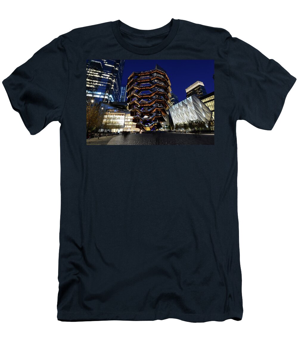 The Vessel T-Shirt featuring the photograph The Vessel, NYC - Hudson Yards, New York City by Earth And Spirit