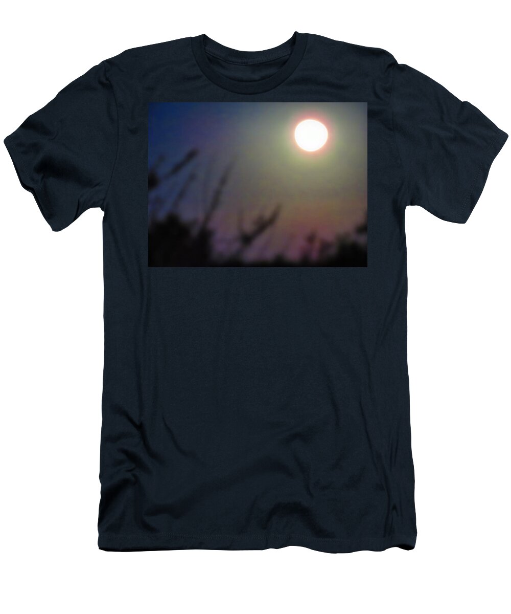 Arien T-Shirt featuring the photograph Under a Full Moon in Aries by Judy Kennedy