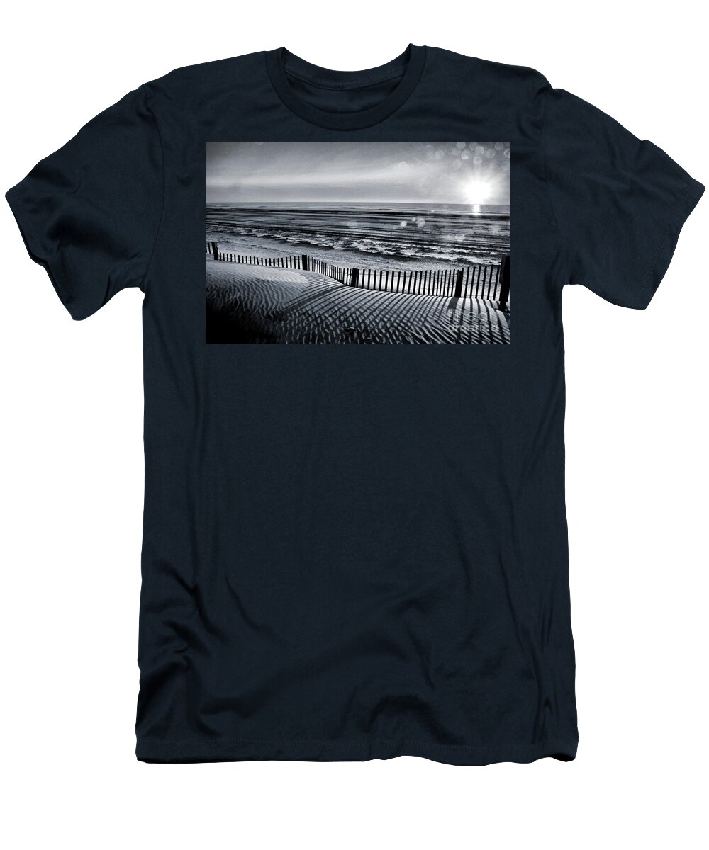 Aurora T-Shirt featuring the photograph Until Then My Love - Monochrome by Robyn King