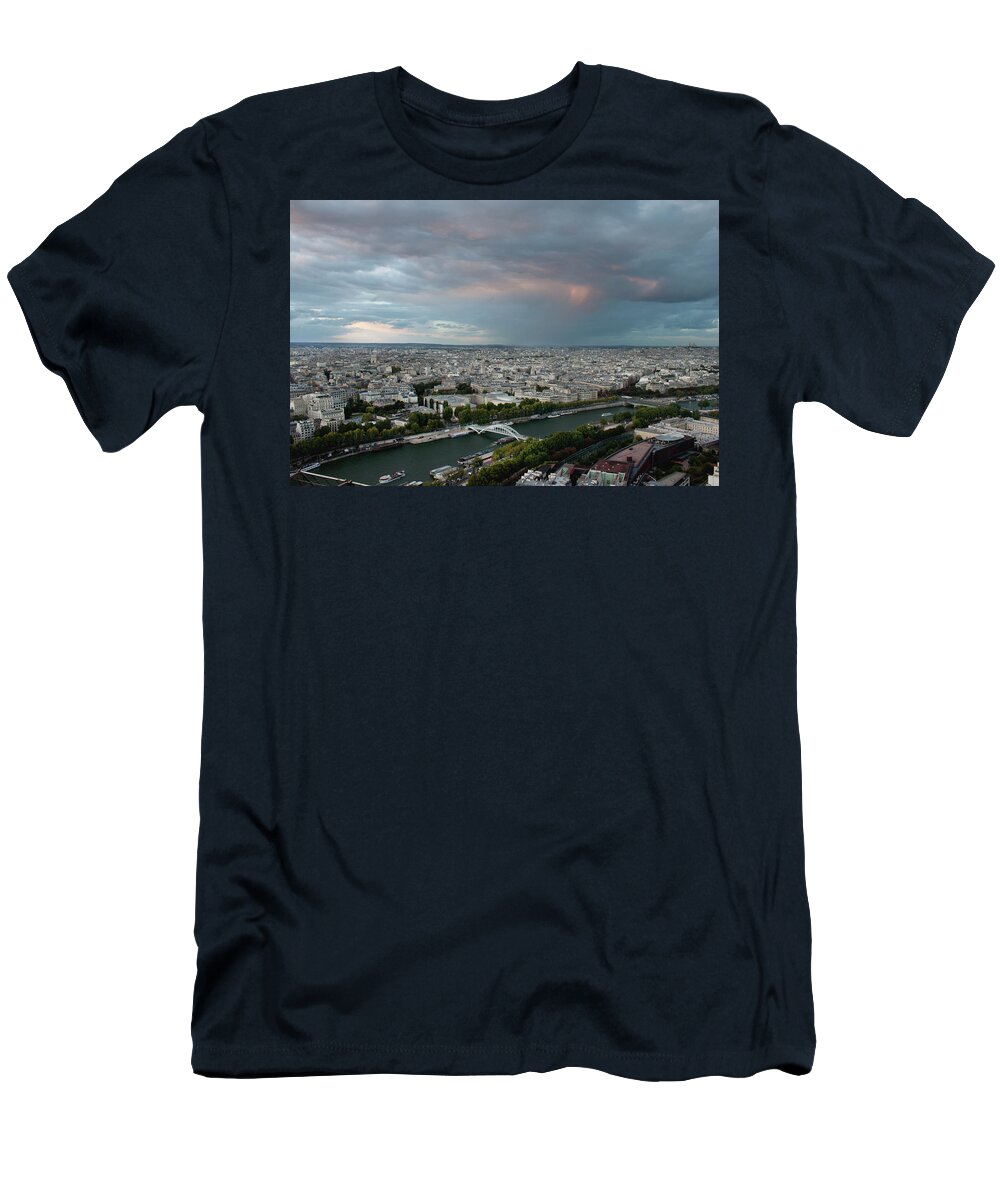 View Of Paris T-Shirt featuring the photograph View of Paris by Ivete Basso Photography