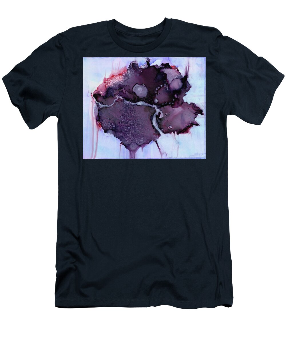Bold T-Shirt featuring the painting Visceral by Christy Sawyer