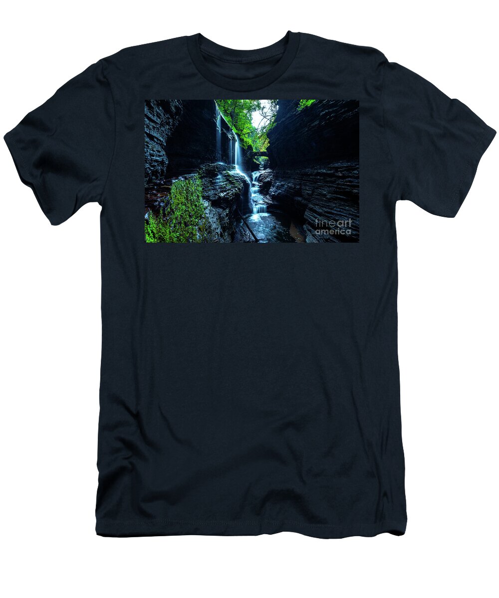 2018 T-Shirt featuring the photograph Water and Rock by Stef Ko