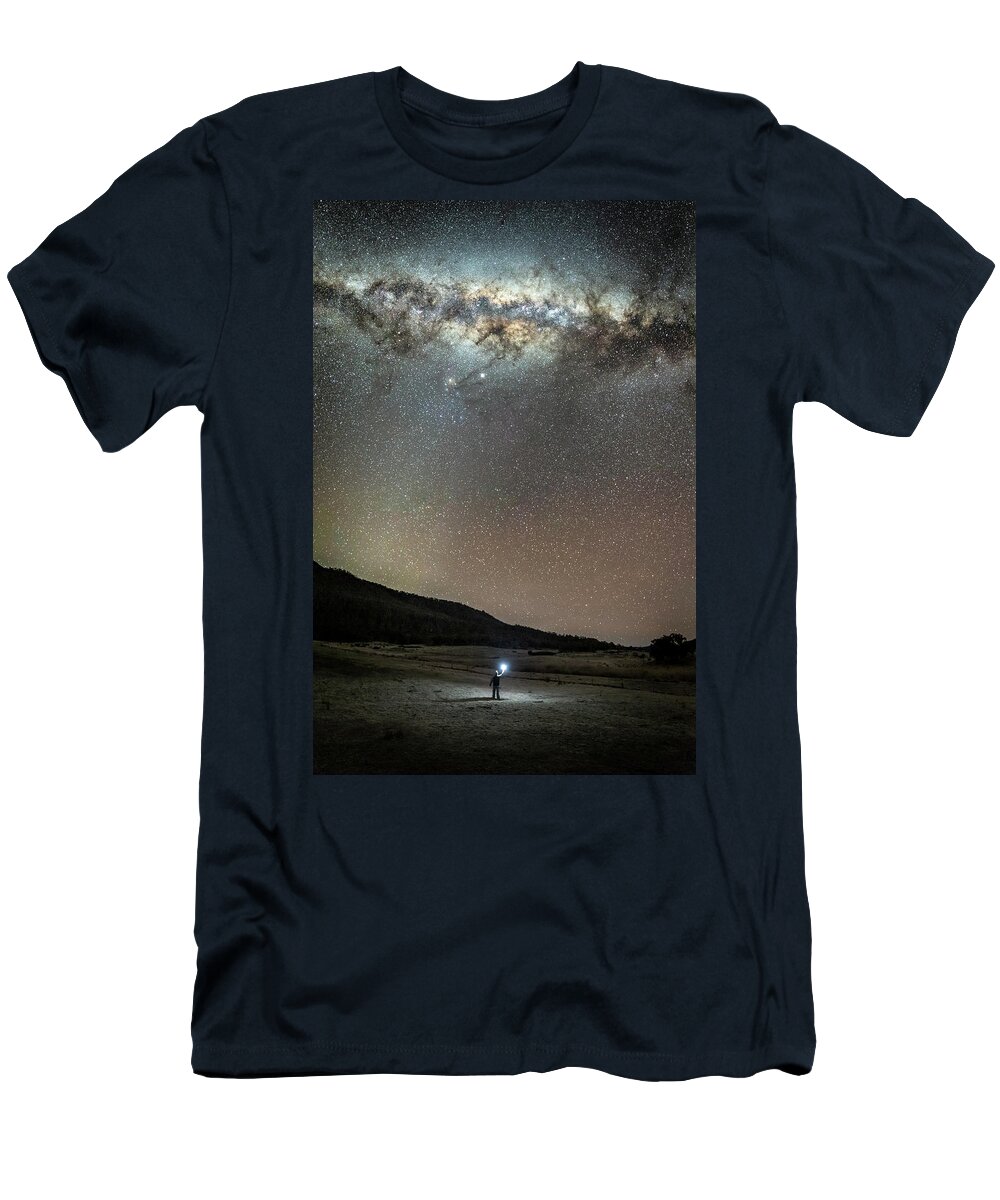 Milky Way T-Shirt featuring the photograph Wayfarer by Ari Rex