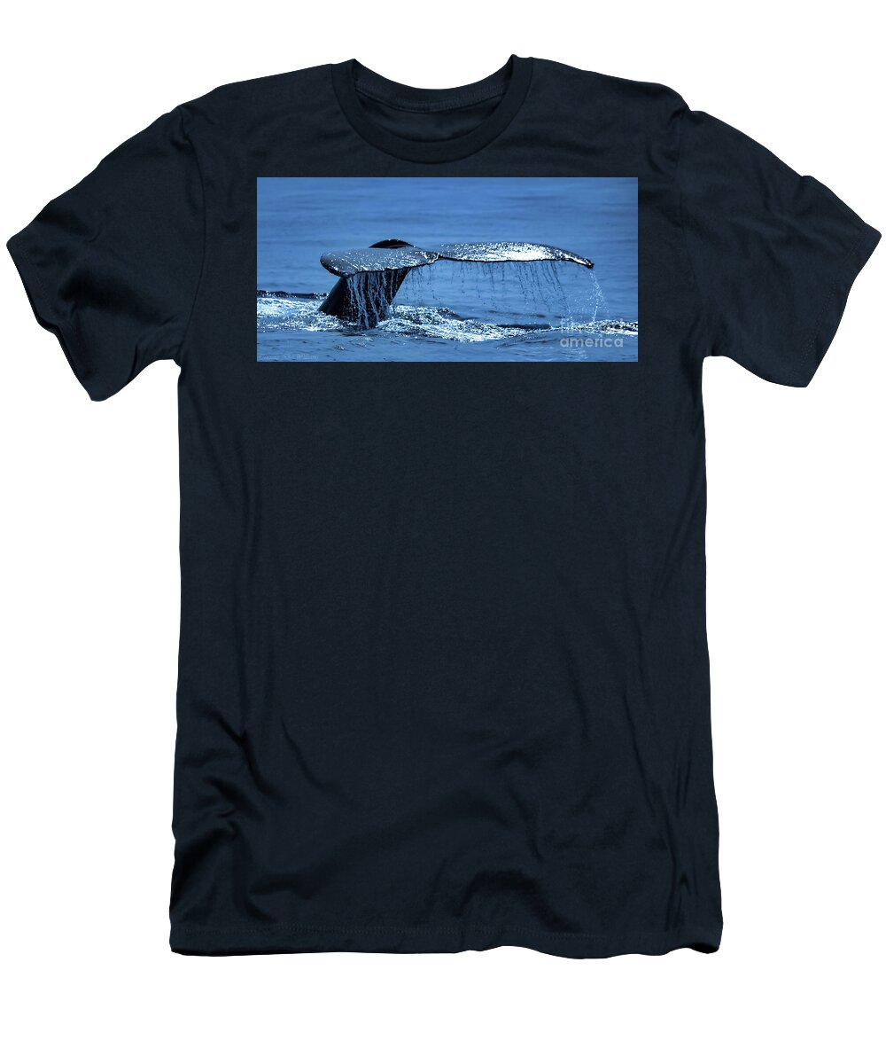 Whales T-Shirt featuring the photograph Whale Tale by Theresa D Williams