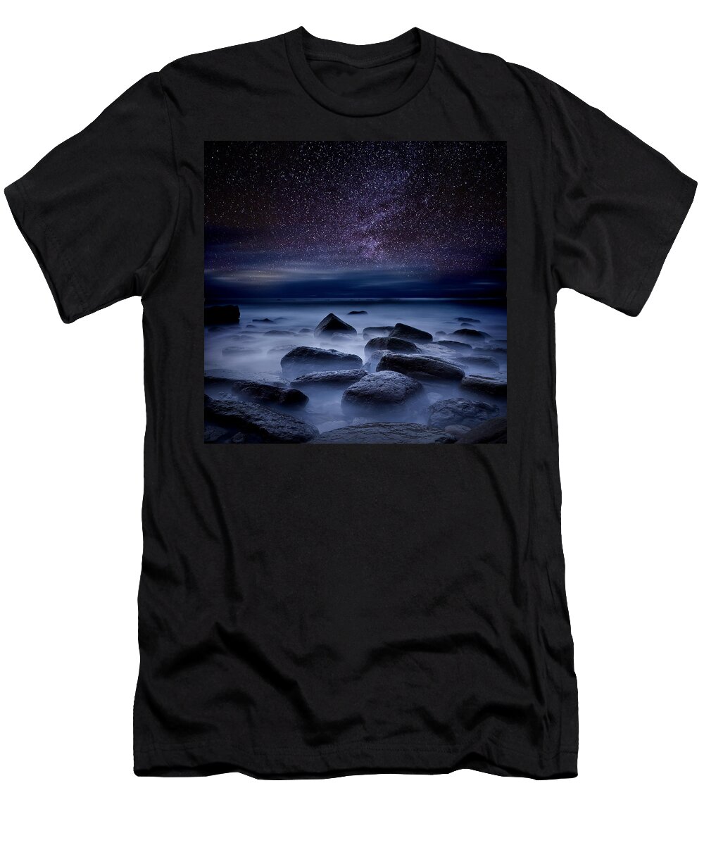 Night T-Shirt featuring the photograph Where dreams begin by Jorge Maia