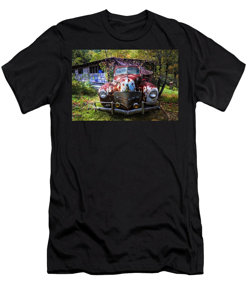 1940 T-Shirt featuring the photograph 1940 Dodge #2 by Debra and Dave Vanderlaan