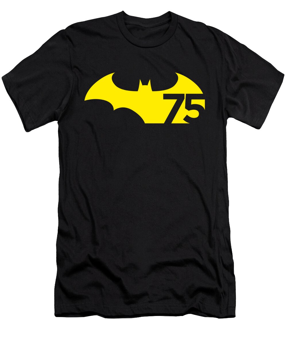  T-Shirt featuring the digital art Batman - 75 Logo 2 by Brand A