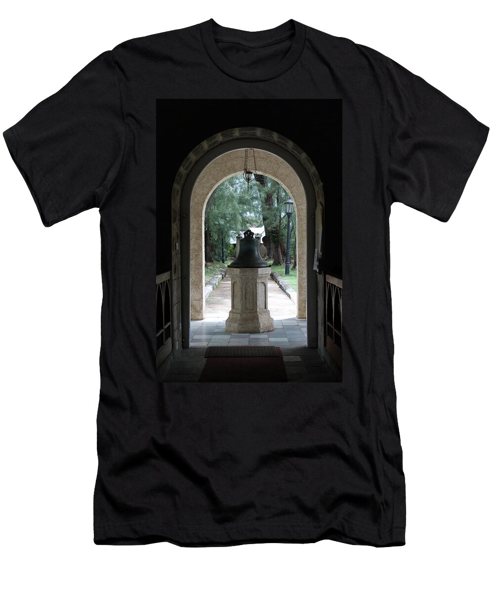 Bell T-Shirt featuring the photograph Bells Will be Ringin #1 by Catie Canetti