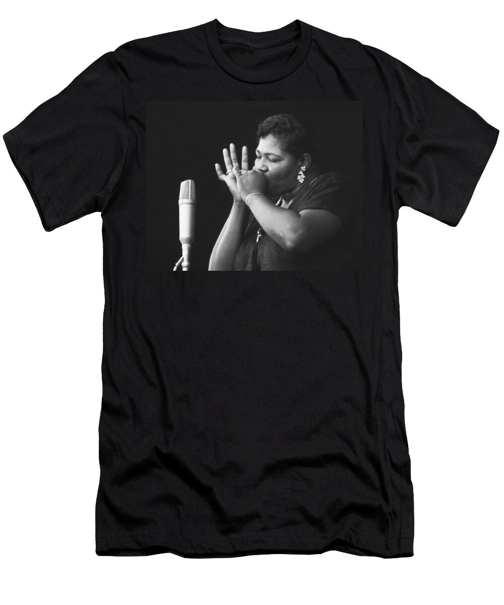Big Mama Thornton T-Shirt featuring the photograph Big Mama Thornton #1 by Dave Allen