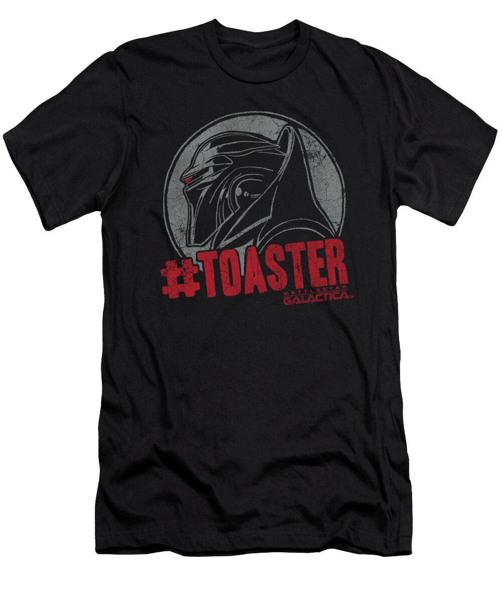 Battlestar T-Shirt featuring the digital art Bsg - #toaster by Brand A