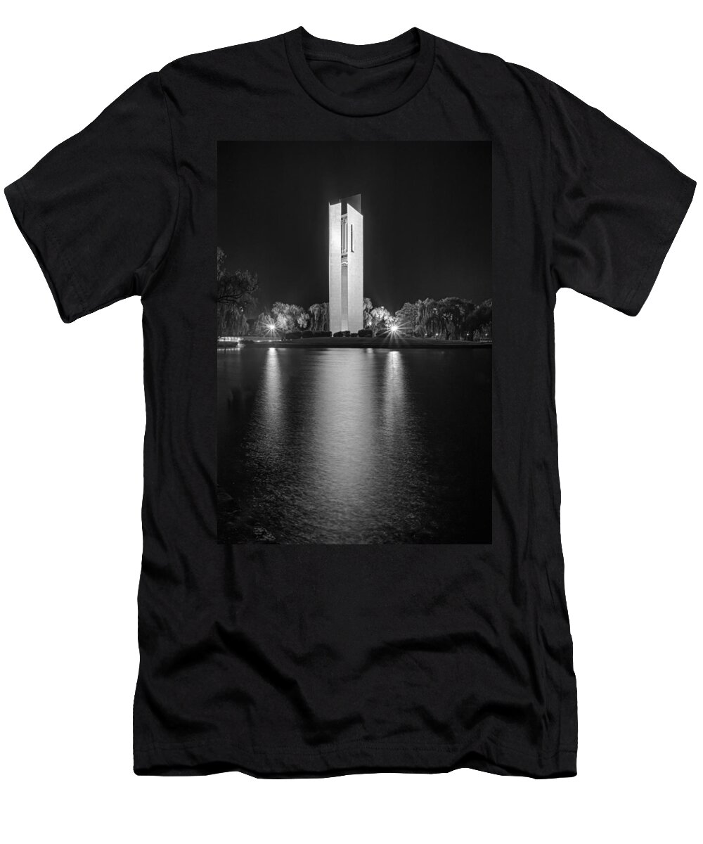 Canberra T-Shirt featuring the photograph Carillon - Canberra - Australia #4 by Steven Ralser