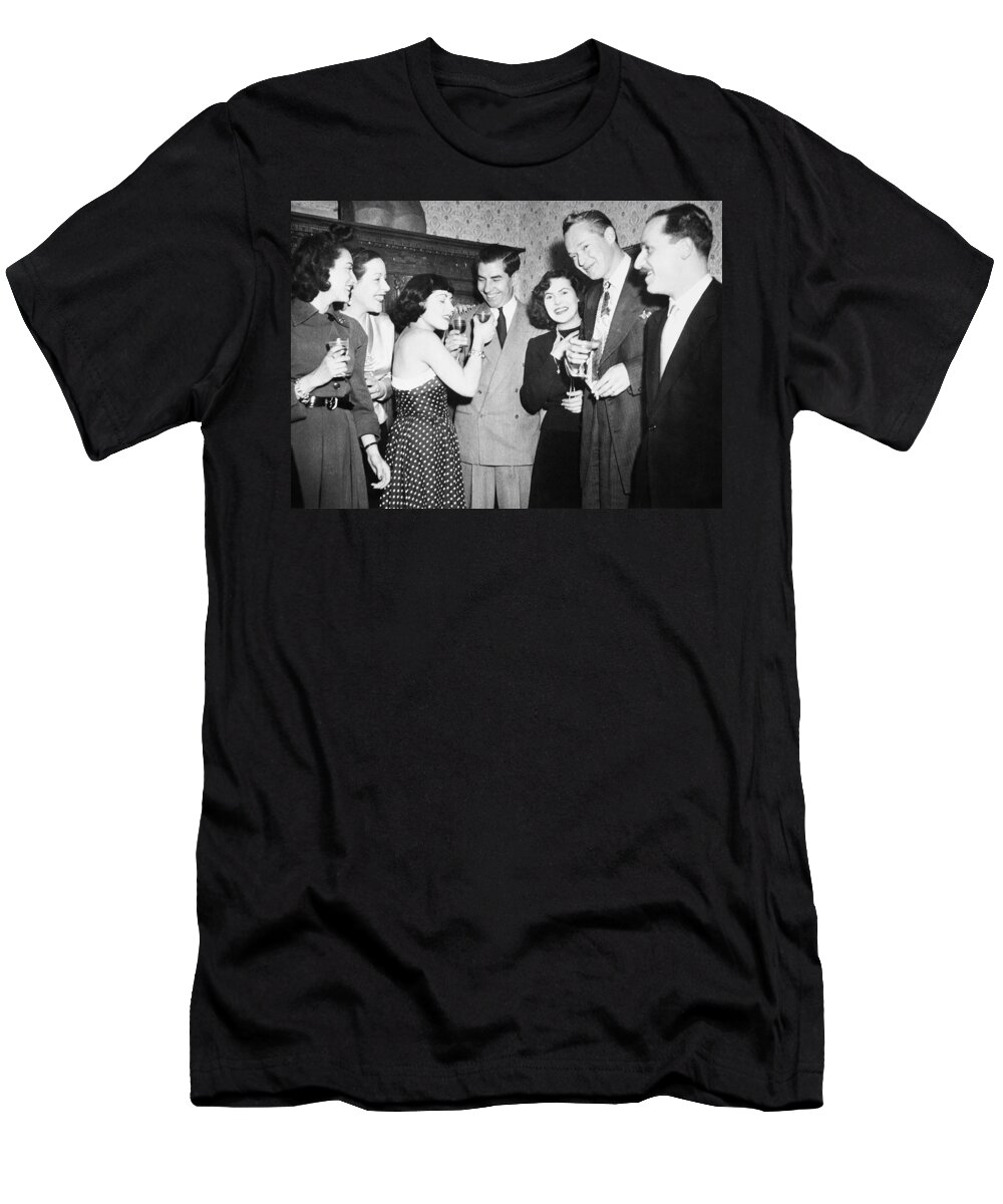1949 T-Shirt featuring the photograph Charles Lucky Luciano #1 by Granger