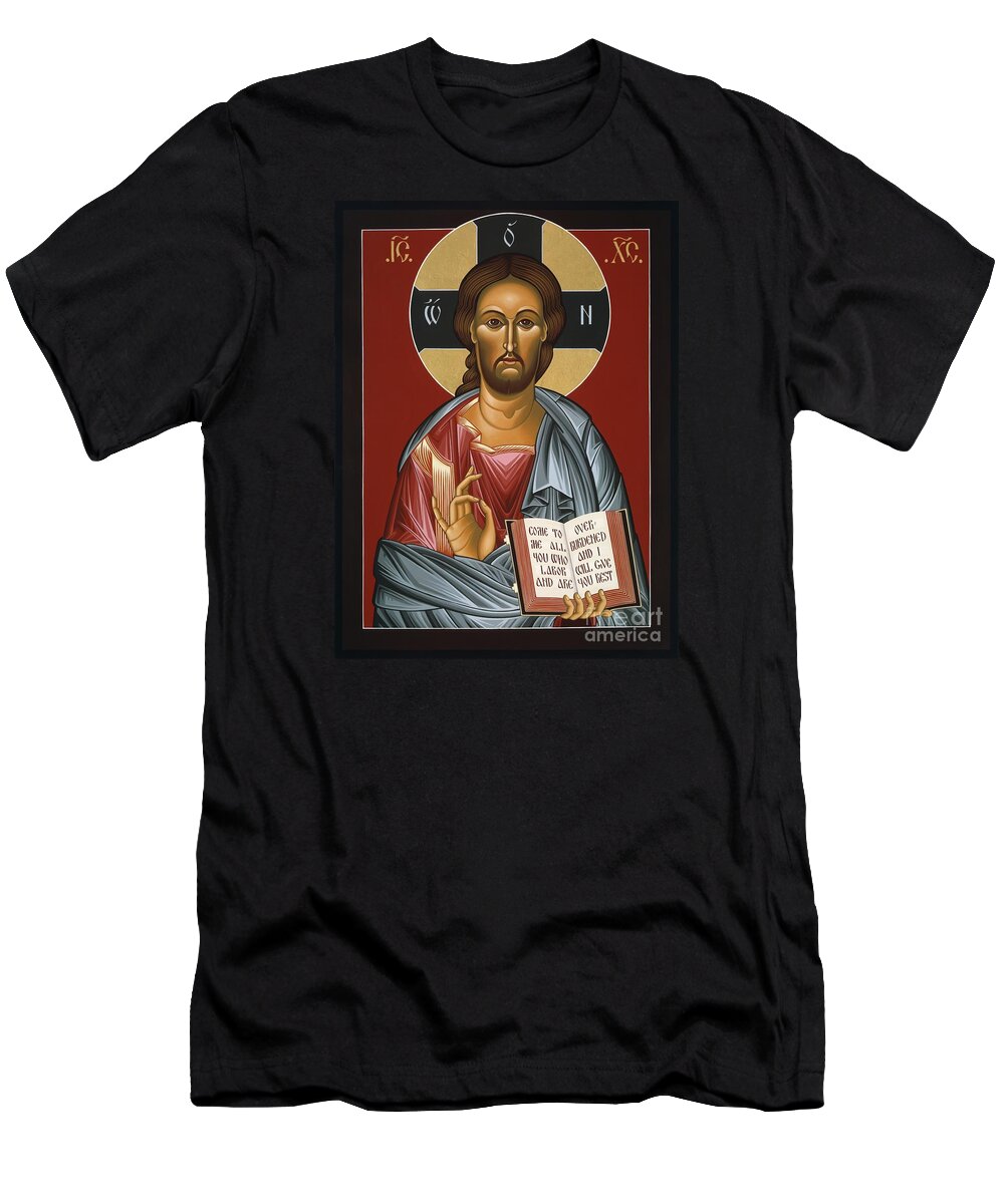 Christ All Merciful T-Shirt featuring the painting Christ All Merciful 022 by William Hart McNichols