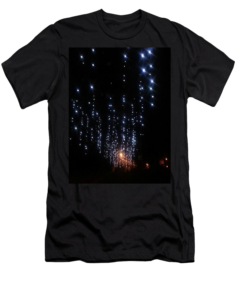 Lights T-Shirt featuring the photograph Christmas Lights #1 by Mary Koval